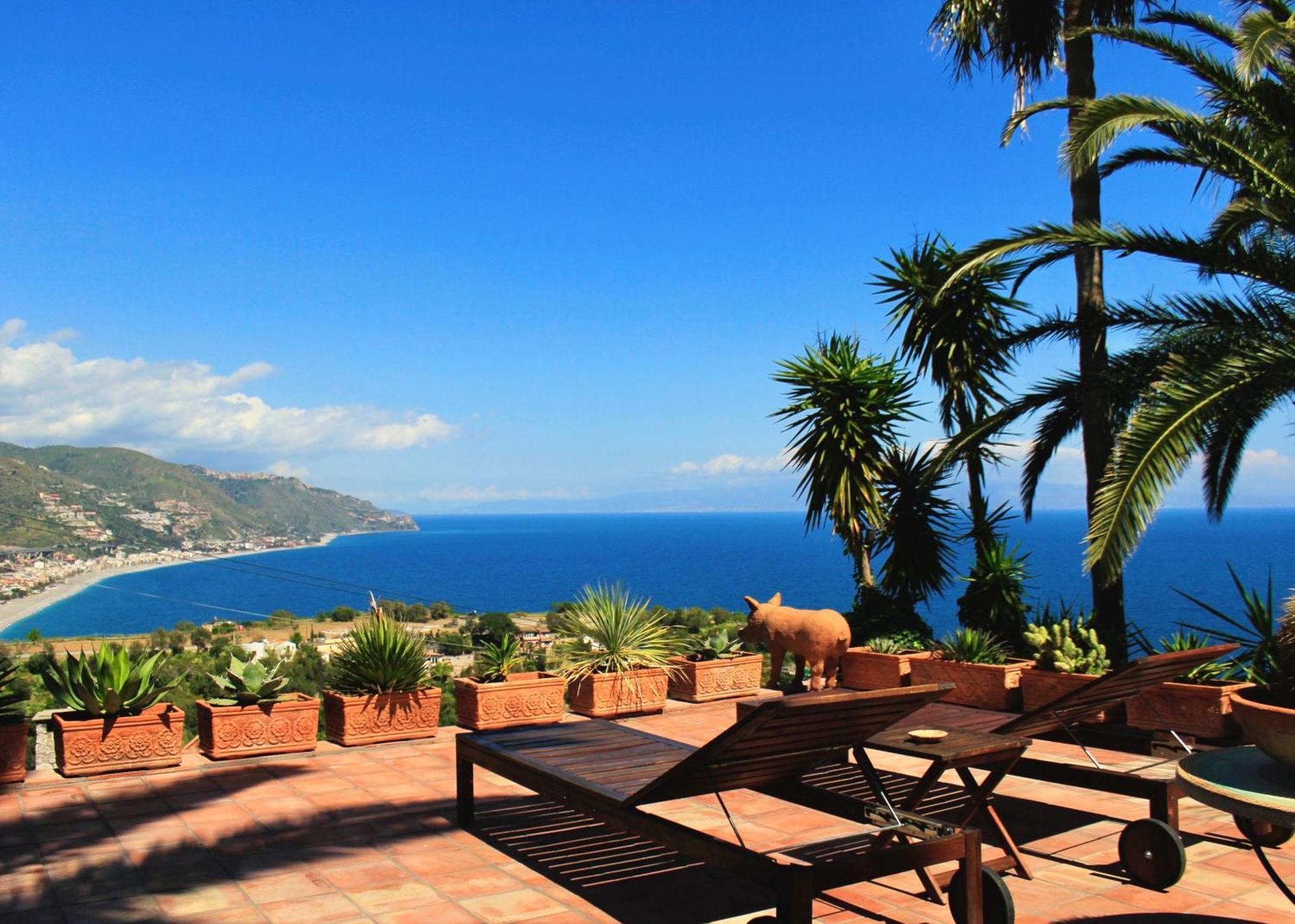 Villa Lou Taormina Private Villa With Panoramic Sea View Pool Taormine Extérieur photo