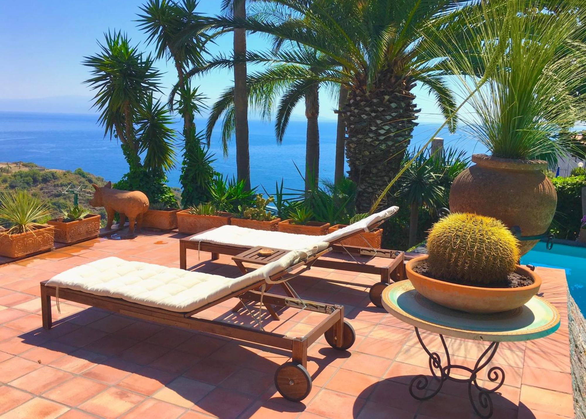 Villa Lou Taormina Private Villa With Panoramic Sea View Pool Taormine Extérieur photo