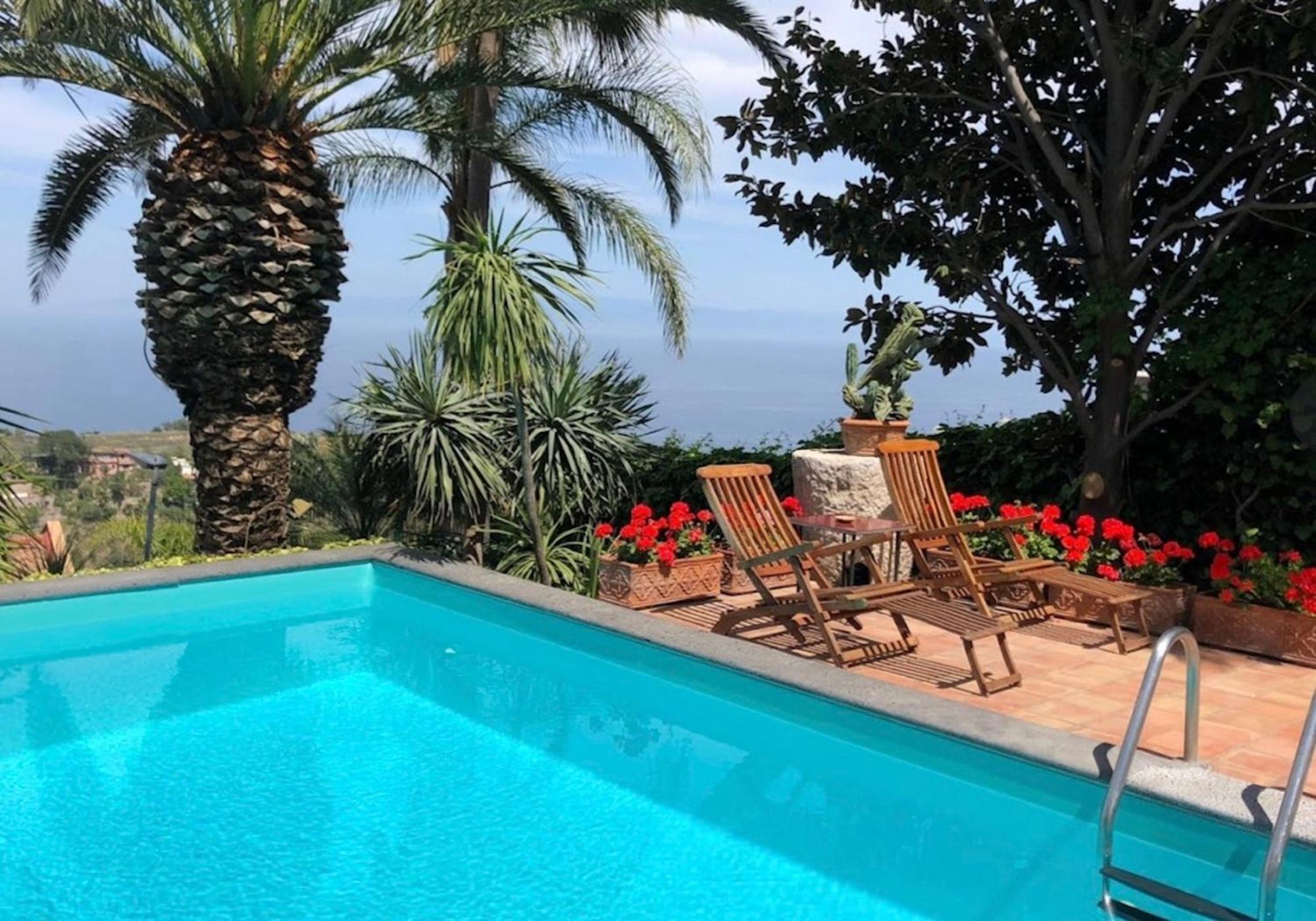 Villa Lou Taormina Private Villa With Panoramic Sea View Pool Taormine Extérieur photo