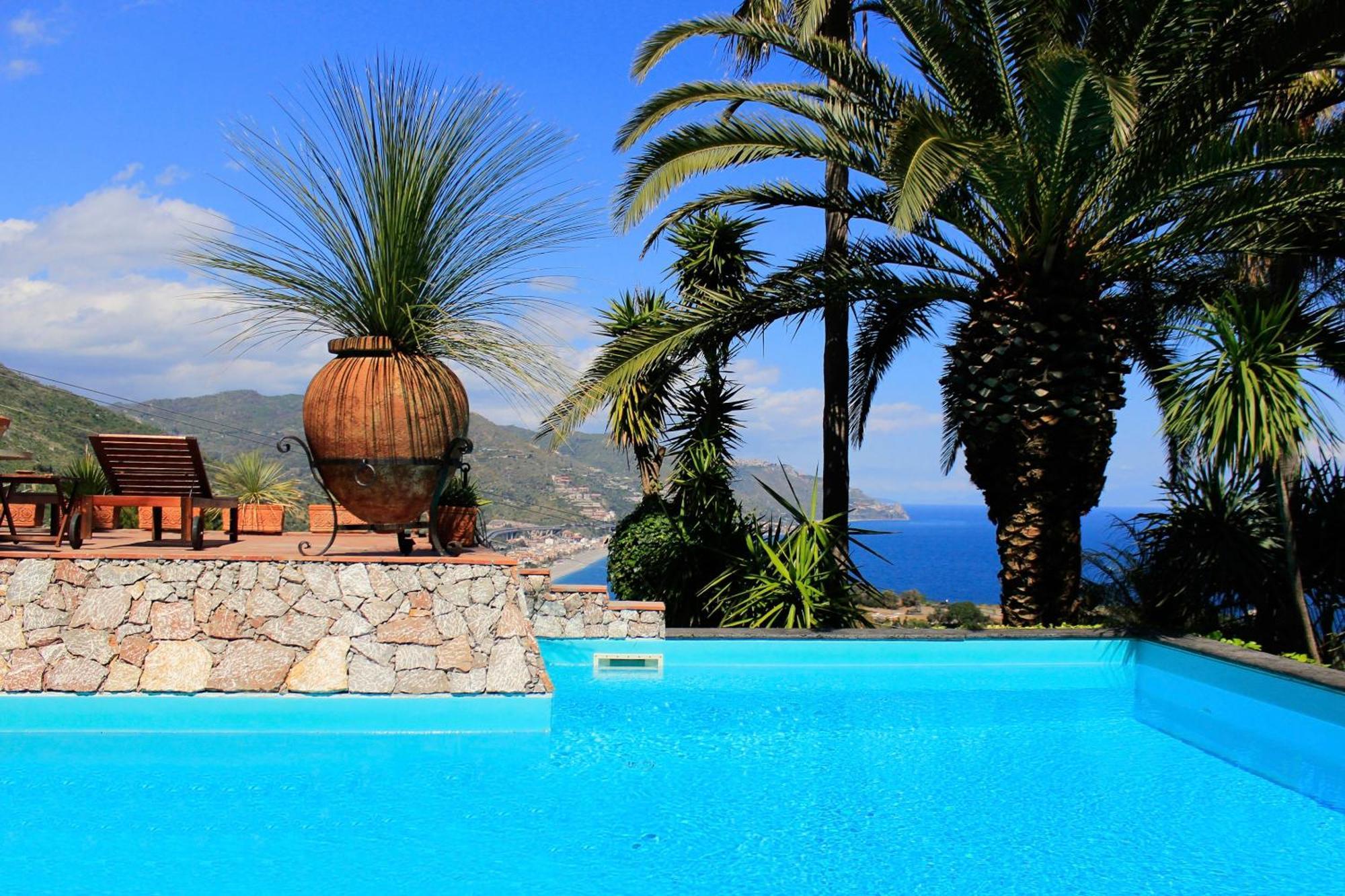 Villa Lou Taormina Private Villa With Panoramic Sea View Pool Taormine Extérieur photo