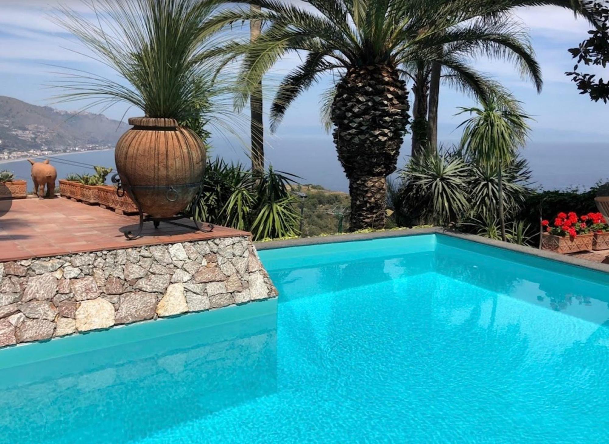 Villa Lou Taormina Private Villa With Panoramic Sea View Pool Taormine Extérieur photo